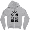Father of a Prince-Son of a King Zipper Hoodie