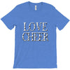 love cheer gold mixed media T-Shirt