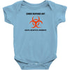zombie response unit t shirt funny dead brains s 3xl Baby Onesie