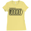 powered by adhd Ladies Fitted T-Shirt
