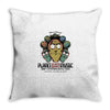 planet music Throw Pillow