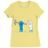 bad sock puppet Ladies Fitted T-Shirt