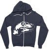 ask me about my raptor! Zipper Hoodie