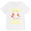 mess with me i'll fight back V-Neck Tee