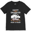 daddy and daughter  always heart to heart V-Neck Tee