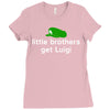 little brothers get luigi Ladies Fitted T-Shirt