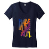 made in the am Women's V-Neck T-Shirt