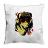 hip hop gorila Throw Pillow
