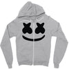 marshmello face Zipper Hoodie