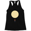 minimal solar system Racerback Tank