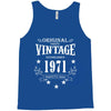 original parts vintage established 1971 perfectly aged Tank Top