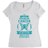 I am a Ovarian Cancer Survivor - What's Your Superpower? Women's Triblend Scoop T-shirt