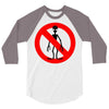 stop alien 3/4 Sleeve Shirt