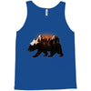 Bear Adventure With Roses Tank Top