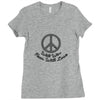 Peace (a246) Ladies Fitted T-Shirt