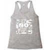 80s survival guide cassette high Racerback Tank