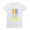 Lightsaber Rainbow Ladies Fitted T-Shirt