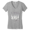 i will cut you Women's V-Neck T-Shirt
