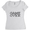 game over Women's Triblend Scoop T-shirt
