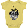 Kraken Loves Boat Baby Bodysuit