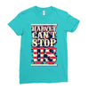 harvey can't stop us Ladies Fitted T-Shirt