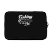 fishing   through his fly! Laptop sleeve