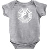 i ching ying and yang Baby Onesie