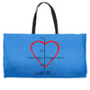 geek love shirt Weekender Totes