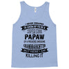 Super Cool Papaw Of A Freaking Awesome Granddaughter Tank Top
