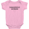 dangerous woman Baby Onesie