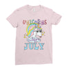 unicorns are born in july cute unicorn Ladies Fitted T-Shirt