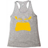 angry gorilla face Racerback Tank