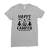 Happy Camper Ladies Fitted T-Shirt