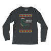 ugly dinosaur merry christmas Long Sleeve Shirts