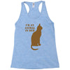 im an animal in bed Racerback Tank