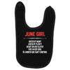 June Girl Hated By Many Baby Bibs