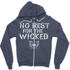 no rest for the wicked Zipper Hoodie