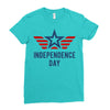 independence day Ladies Fitted T-Shirt