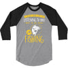 fishing in my head! 3/4 Sleeve Shirt