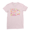life is better with boxers Ladies Fitted T-Shirt