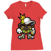 hop hop bear Ladies Fitted T-Shirt