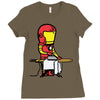 iron man Ladies Fitted T-Shirt