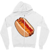hotdogs on a bun Zipper Hoodie