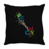 rgb cmyk Throw Pillow