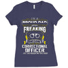 proud dad freaking Ladies Fitted T-Shirt