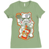 maneki trooper Ladies Fitted T-Shirt