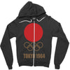 retro tokyo 1964 olympic games Zipper Hoodie