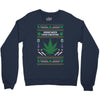 smoke weed ugly sweater Crewneck Sweatshirt