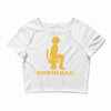 downloading poop Crop Top