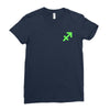 sagittarius pocket Ladies Fitted T-Shirt